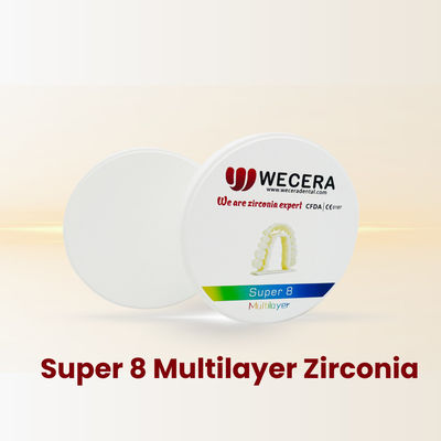 Smooth Surface Multi Layer Oxide Blank Engineered for Dental Lab Tasks Providing Optimal Surface Finish and Reliability