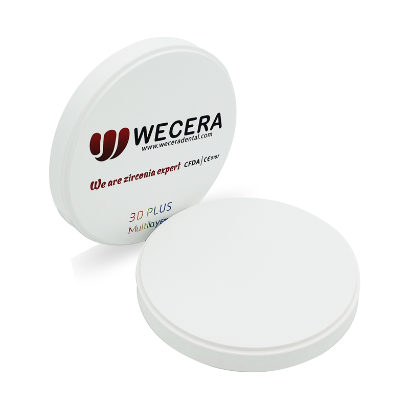 1050 Mpa Zirconia MultiLayer Ceramic Disc With Sintering Temperature 1500 Degree