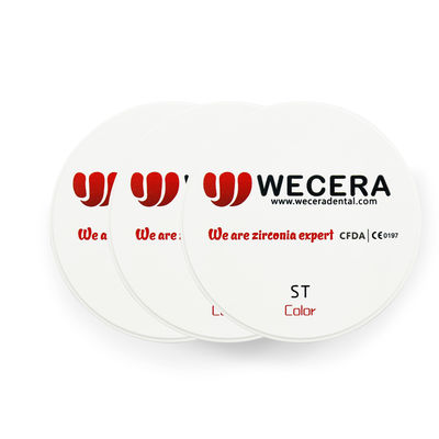 C2 98*14mm 산화 지르코늄 치과용 실험실 재료 CE FDA ISO13485는 증명했습니다