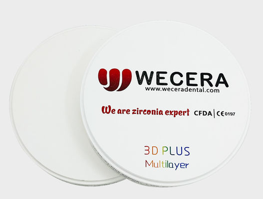 Roland VHF Imes-icore 호환 3D 다층 지르코니아, 11가지 그라데이션 및 소결 온도 1500°C, 치과 기공소에 완벽